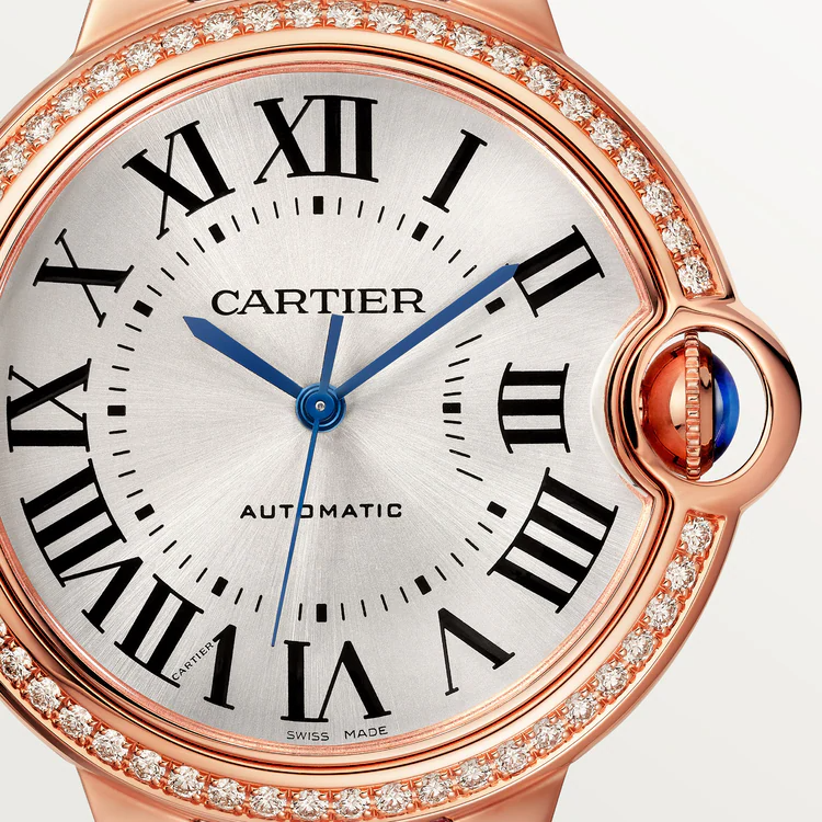 Unworn Ballon Bleu, 18k Rose Gold with Diamond-set, 36mm, Ref# WJBB0034, box and papers