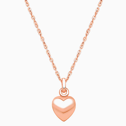 Miraculous Cross, Modern Pavé CZ Teen’s Necklace for Girls – 14K Rose Gold