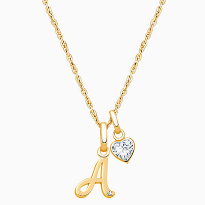 ‘E’ Initial Studs Personalized Baby/Children’s Earrings, Screw Back – 14K Gold