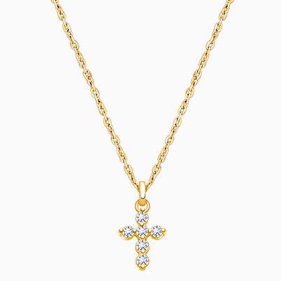 14K Gold Baby Heart, Communion Children’s Necklace for Girls (Includes Religious Charm & FREE Engraving) – 14K Gold