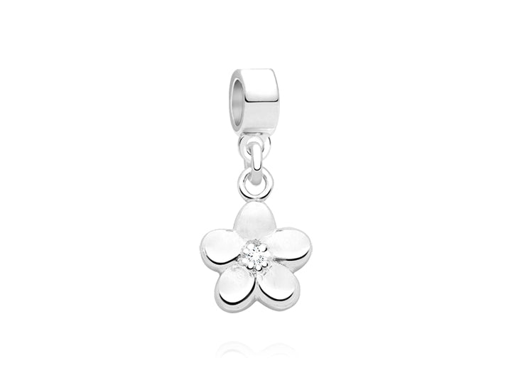 September Birthstone – Sapphire, Sterling Silver and Swarovski® Colored Crystal – Children’s Adoré™ Dangle Charm