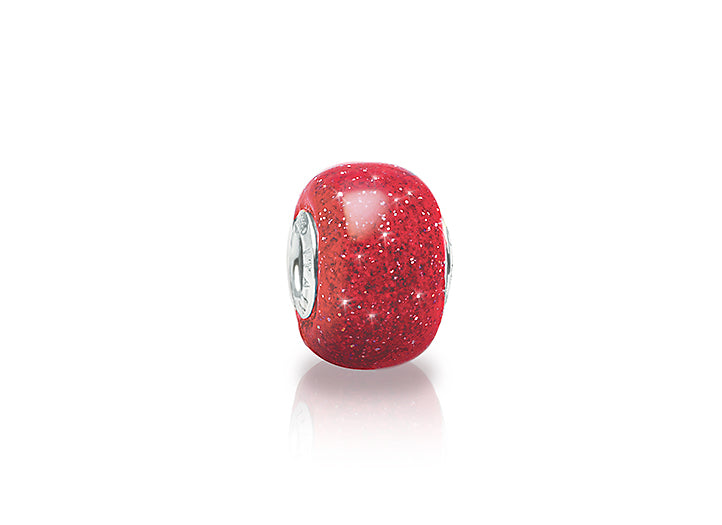 Ruby Slippers, Sterling Silver and Red Glittering Murano Glass (Hand Made in Italy) – Children’s Adoré™ Charm