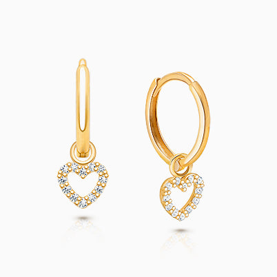My 1st Diamond Ring, Size 5, Children’s Heart-Cut Genuine Diamond Ring for Girls – 14K Gold
