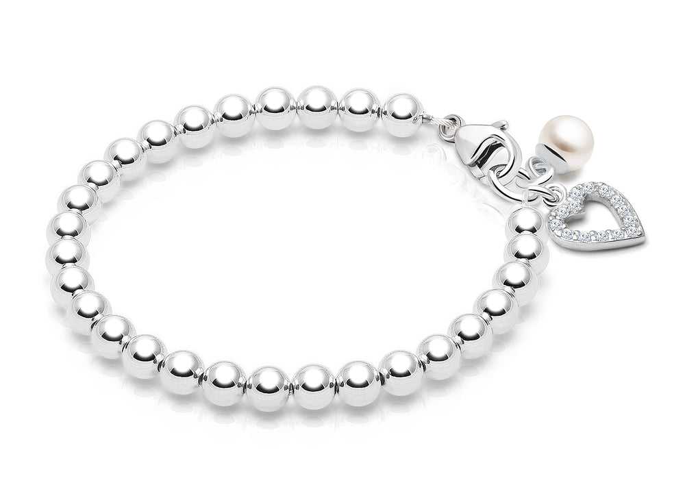 4mm Tiny Blessings Beads, Teen’s Beaded Bracelet for Girls – Sterling Silver