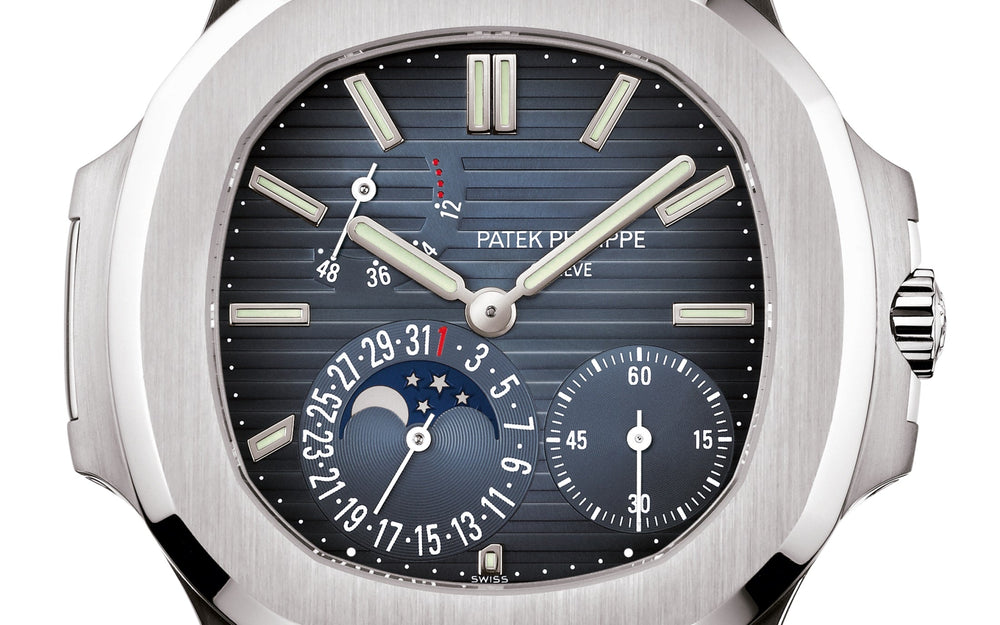Nautilus Date, Moon Phases Watch, Stainless Steel, 40mm, Ref# 5712/1A-001