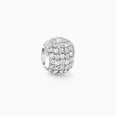 Sweet as a Rose, 2-Tone Sterling Silver with 14K Rose Gold Plating – Children’s Adoré™ Dangle Charm