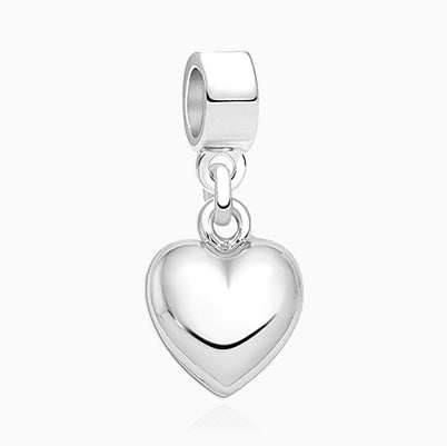 February Birthstone, Sterling Silver and Amethyst Purple Murano Glass (Hand Made in Italy) – Children’s Adoré™ Charm
