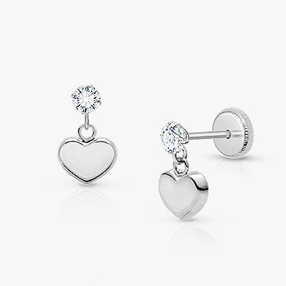 11mm Modern Huggie Hoops, Baby/Children’s Earrings – Sterling Silver