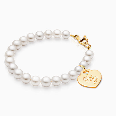14K Gold Charm Bracelet, Design Your Own Link Chain Bracelet for Teen’s (INCLUDES Initial Charm) – 14K Gold