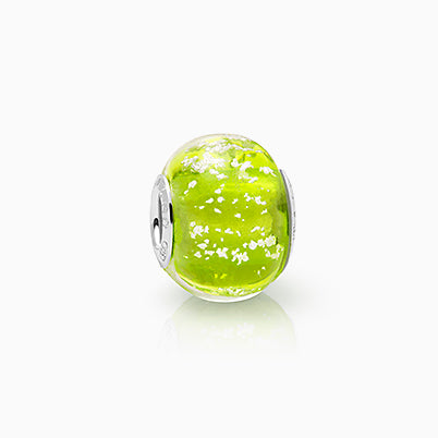 August Birthstone – Peridot, Sterling Silver and Swarovski® Colored Crystal – Children’s Adoré™ Dangle Charm