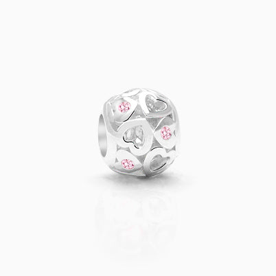Sending My Love, Sterling Silver Heart Letter, Double Sided with Enamel – Children’s Adoré™ Dangle Charm