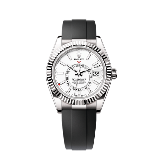 Sky-Dweller, 42mm, 18k White Gold, Ref# 336239-0003