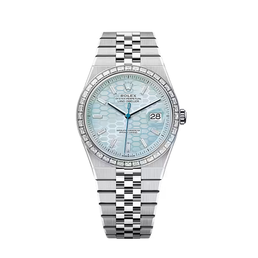 Land-Dweller 40mm Oyster Platinum & Diamonds M127386TBR-0001