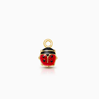 Ladybug, Baby/Children’s Individual Charm (Add to Your Existing Bracelet or Necklace) – 14K Gold