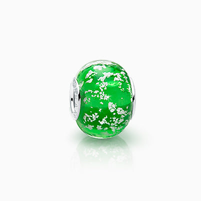 May Birthstone – Emerald, Sterling Silver and Swarovski® Colored Crystal – Children’s Adoré™ Dangle Charm