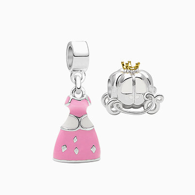Prince Charming, Sterling Silver Frog with 14K Gold Plated Crown – Children’s Adoré™ Charm