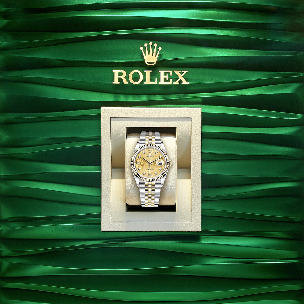 Datejust 36, 18k Yellow Gold and Stainless Steel, 36mm, Ref# 126233-0033