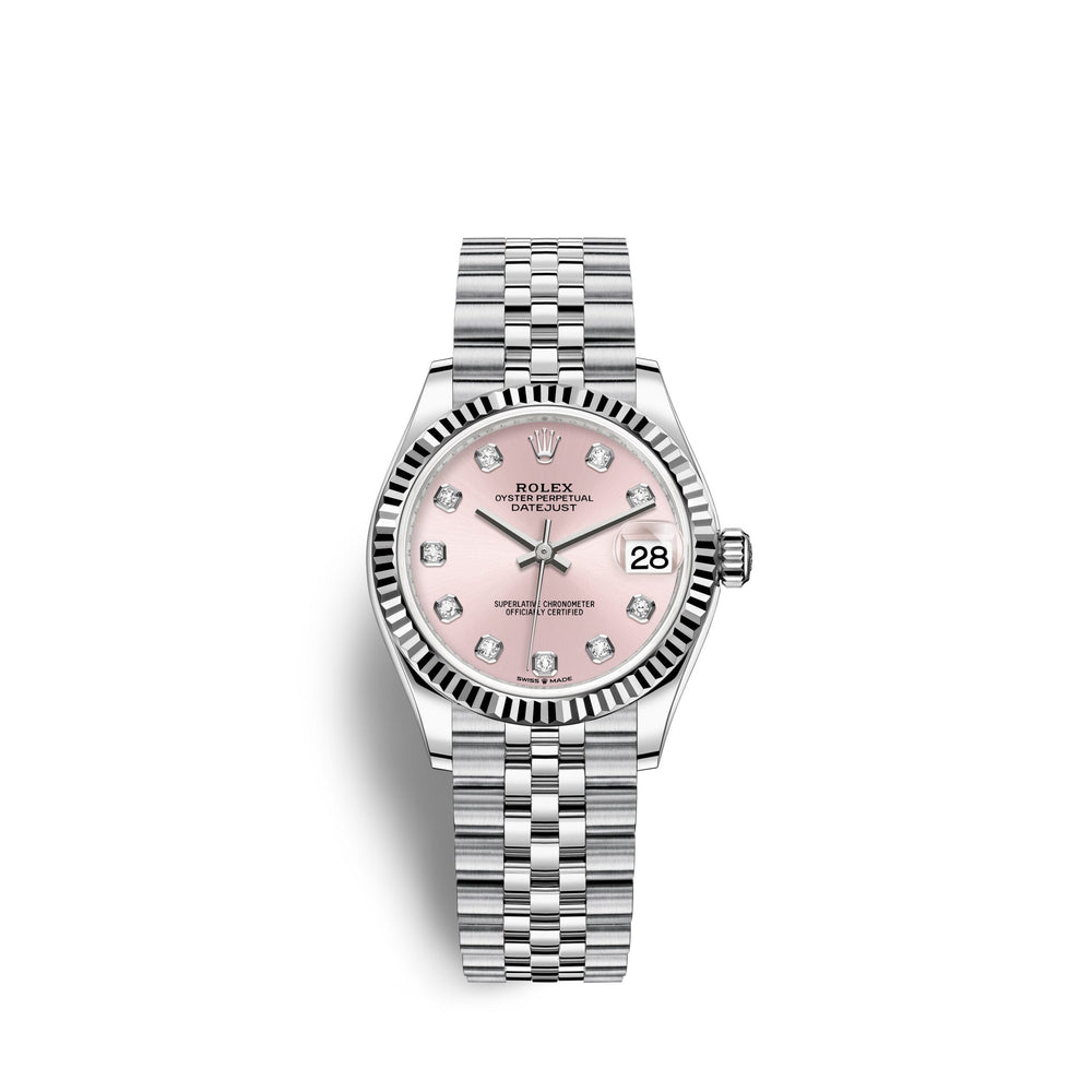 Datejust 31, Oystersteel and 18k White Gold, Ref# 278274-0032
