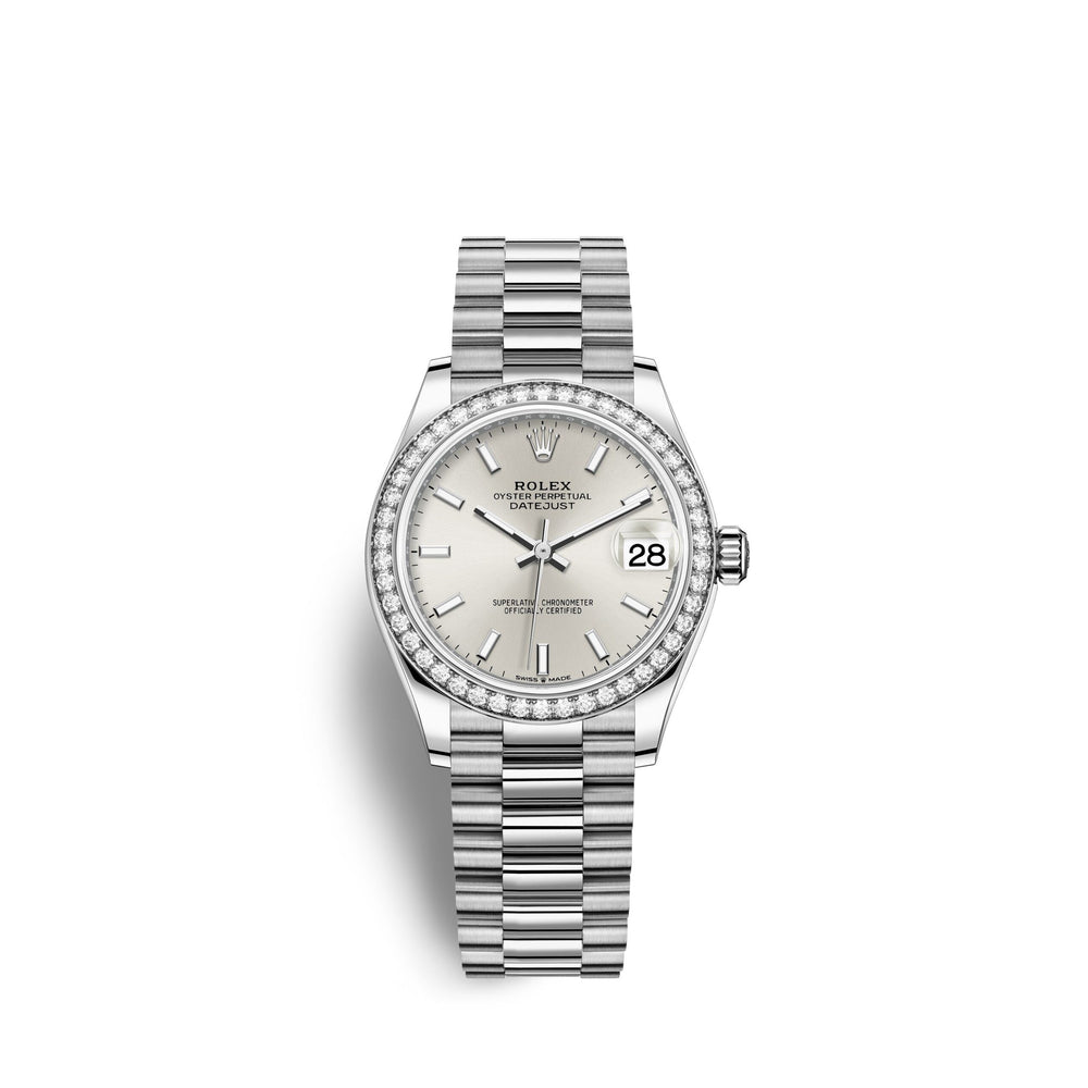 Datejust 31, 18kt White Gold, Ref# 278289RBR-0012