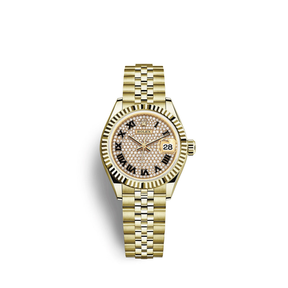 Lady-Datejust 28, 18k Yellow Gold, Ref# 279178-0032