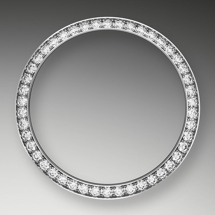 Datejust 31, Oystersteel, 18kt White Gold and diamonds, Ref# 278384RBR-0031