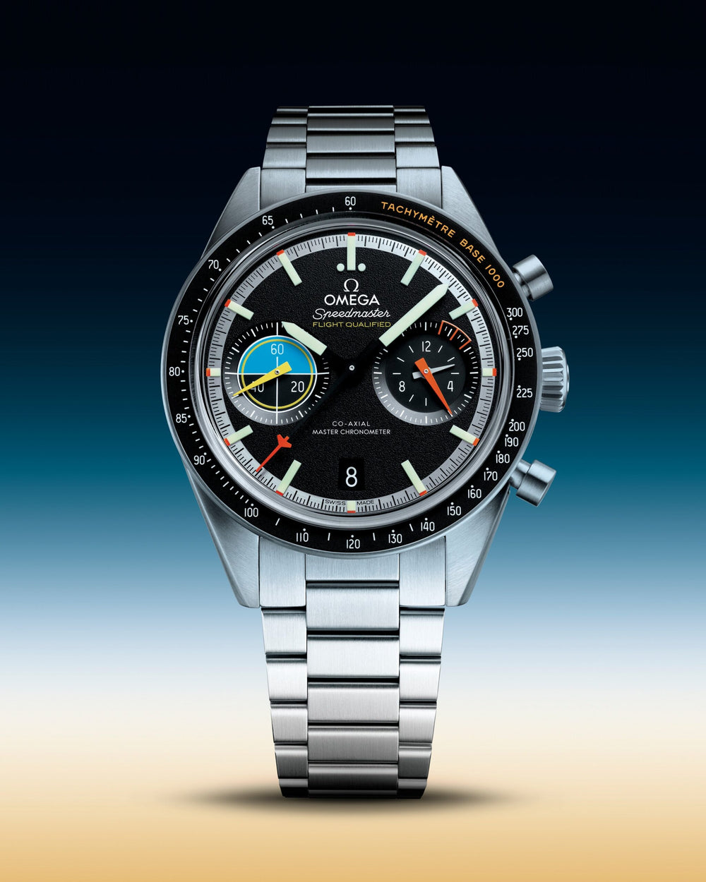 Unworn, Speedmaster Pilot, Stainless Steel, Chronograph, 40.85 mm, Ref# 332.10.41.51.01.002, box and papers