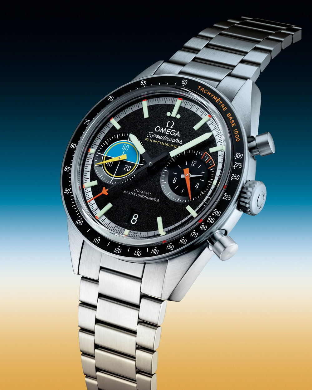 Unworn, Speedmaster Pilot, Stainless Steel, Chronograph, 40.85 mm, Ref# 332.10.41.51.01.002, box and papers