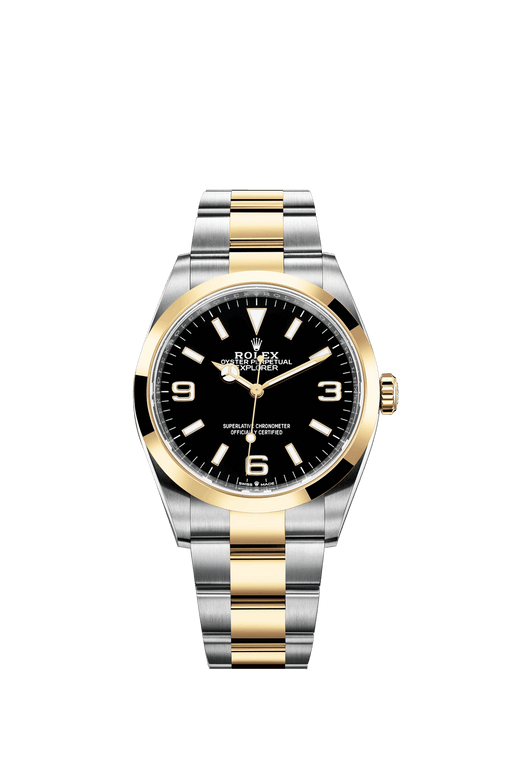 Explorer, 18k Yellow Gold and Stainless steel, 36mm, Ref# 124273-0001, 2024