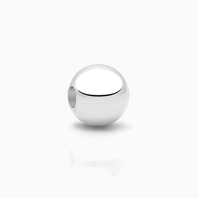 July Birthstone, Sterling Silver and Ruby Red Murano Glass (Hand Made in Italy) – Children’s Adoré™ Charm