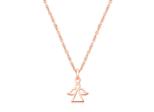 Angel of Heaven, Children’s Necklace for Boys – 14K Rose Gold