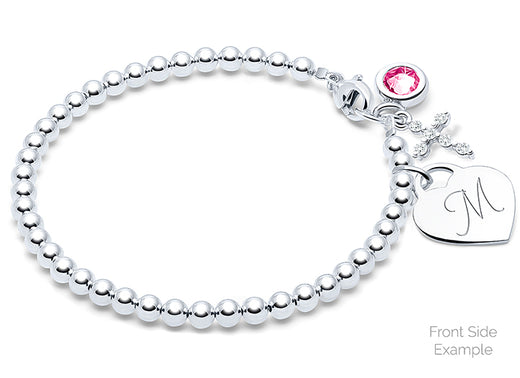 4mm Tiny Blessings Beads, Mother’s Beaded Bracelet for Women – Sterling Silver