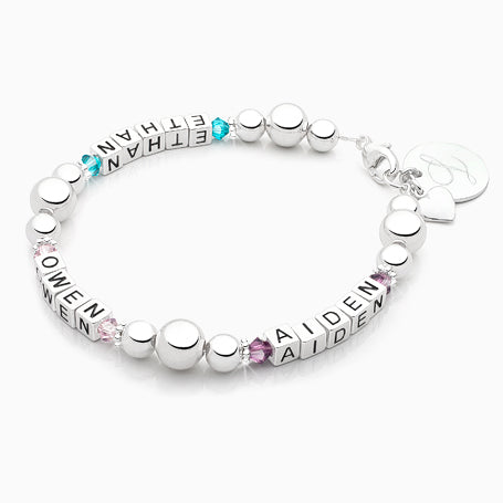 4mm Tiny Blessings Beads, Mother’s Beaded Bracelet for Women – Sterling Silver