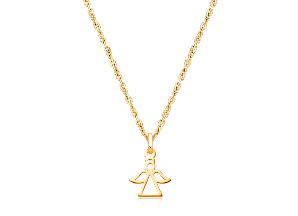 Angel of Heaven, Children’s Necklace for Boys – 14K Gold