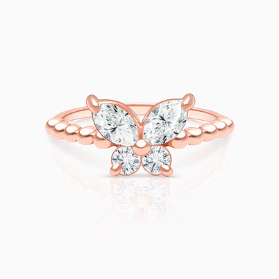 5mm Classic Round Studs, Teen’s Earrings, Screw Back – 14K Rose Gold