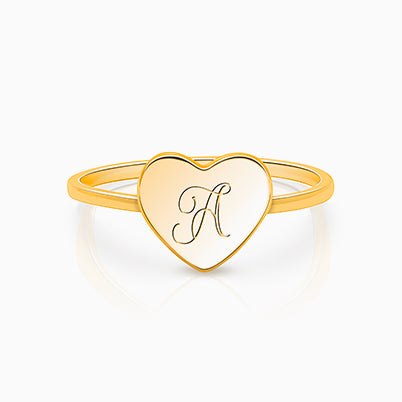 ‘S’ Initial Studs Personalized Baby/Children’s Earrings, Screw Back – 14K Gold