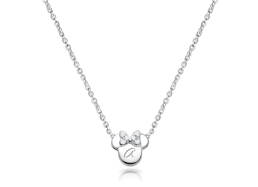 Mini Sliding Miss Mouse, Engraved Teen’s Necklace for Girls (FREE Personalization) – Sterling Silver