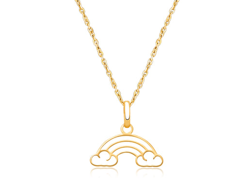 Over the Rainbow, Children’s Necklace for Girls – 14K Gold
