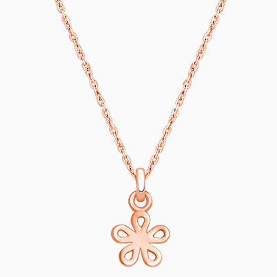 Daisy Dear, Children’s Flower Necklace for Girls – 14K Rose Gold