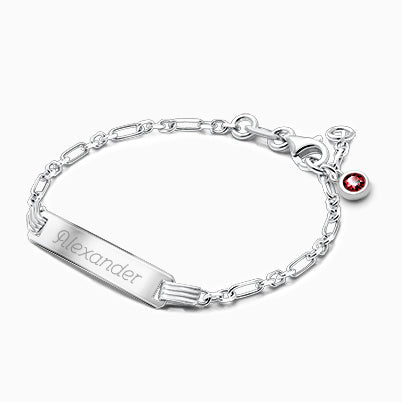 4mm Tiny Blessings Beads, Baby/Children’s Beaded Bracelet for Boys- Sterling Silver
