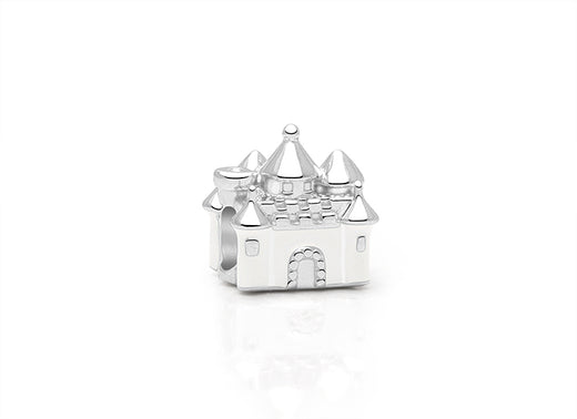 Enchanted Castle, Sterling Silver and White Enamel Palace – Children’s Adoré™ Charm
