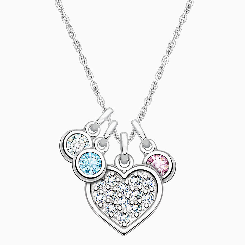 Miraculous Cross, Clear CZ Mother’s Earrings, Screw Back – 14K White Gold