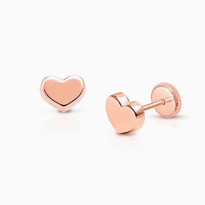 14K Rose Gold Baby Heart, Engraved Teen’s Necklace for Girls (FREE Personalization) – 14K Rose Gold