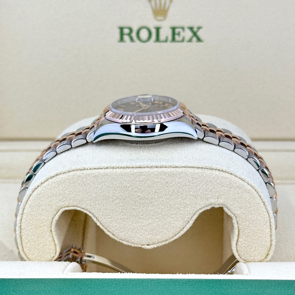 Lady-Datejust 28, Oystersteel and 18k Everose Gold, Ref# 279171-0009