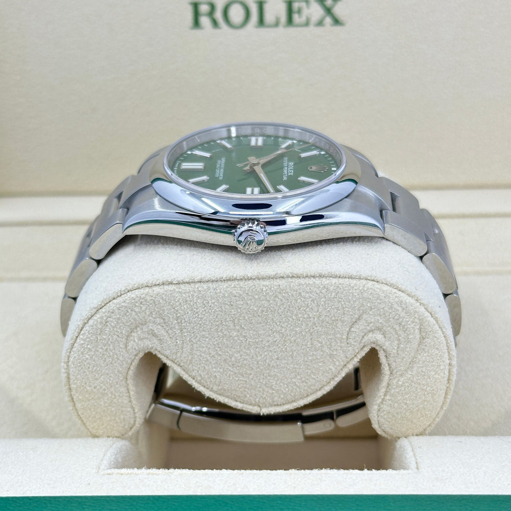 Oyster Perpetual 41 No Date, Oystersteel, 41mm, Oyster, Ref# 124300-0005