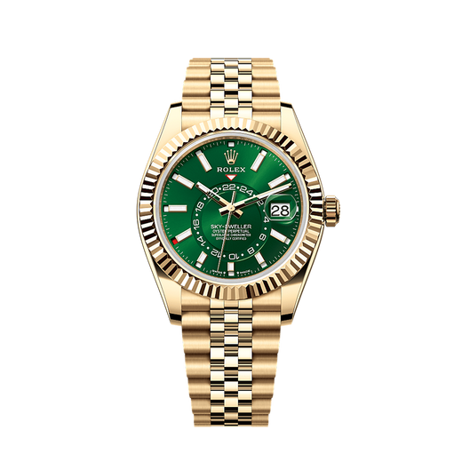 Unworn 2025, Sky-Dweller, 42mm, 18k Yellow Gold, Ref# 336938-0008, box & papers
