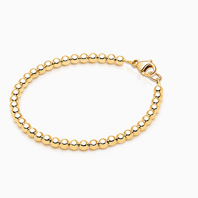 Rounded Cross, Children’s Necklace for Boys – 14K Gold