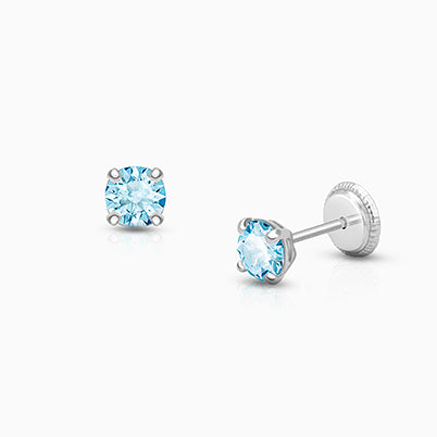 Birthstone, Teen’s Beaded Bracelet for Girls (All 12 Birthstones Avail) – Sterling Silver