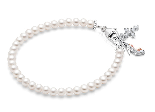 3mm Cultured Pearls, Christening/Baptism Baby/Children’s Beaded Bracelet – Sterling Silver