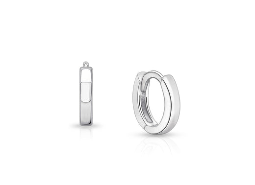 9mm Modern Huggie Hoops, Baby/Children’s Earrings – Sterling Silver