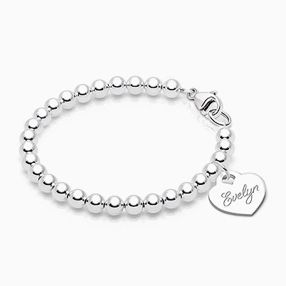 4mm Pearl Studs, Baby/Children’s Earrings, Screw Back – 14K White Gold